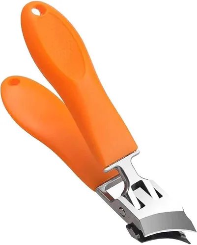 Vista 8 de Tijeras para uñas y pies para uñas encarnadas, curvas, apertura de mandíbula ancha, tijeras de uñas antiflexión (color negro, 1 unidad)