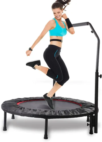 Vista 8 de Rebounder Trampoline for Adults, 40"/50" Foldable Spring Fitness Trampoline - 450 lbs Capacity, Quiet & Stable Indoor/Outdoor Exercise Equipment for
