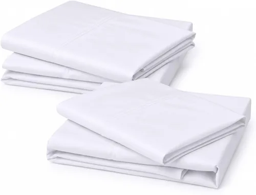 Vista 9 de California Design Den - Juego de 2 fundas de almohada 100% algodón orgánico 01 - Blanco brillante