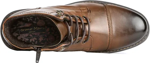 Vista 6 de Bruno Marc Botas de motocicleta para hombre, botas de vestir Oxford