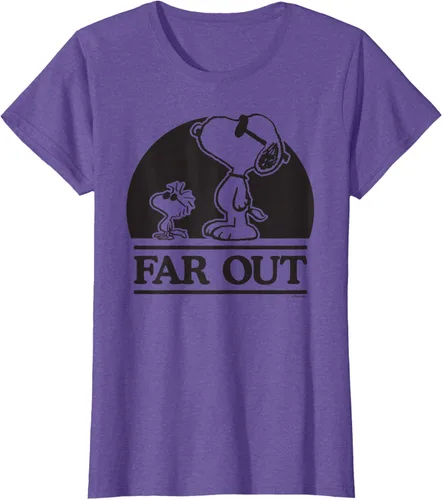 Vista 19 de Peanuts Woodstock 50th Anniversary Far Out Snoopy - Camiseta Blanco