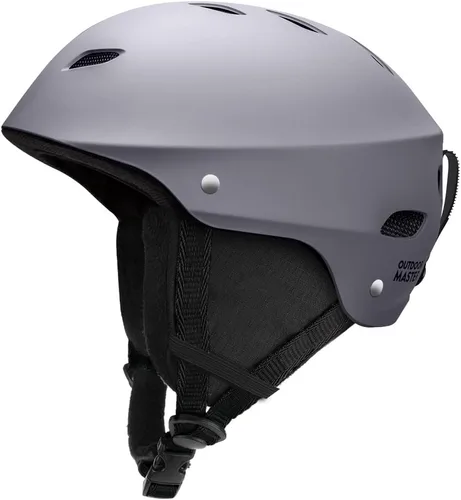 Vista 24 de OutdoorMaster Kelvin - Casco de esquí y snowboard para hombres, mujeres y jóvenes Adjustable Dial Fit Snow Helmet with ASTM Certified,14 Vents for
