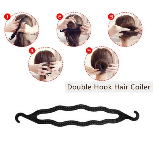 Vista 4 de Juego de 27 piezas de peinado, herramientas de diseño de cabello, accesorios para el cabello, kit de herramientas de modelado de cabello