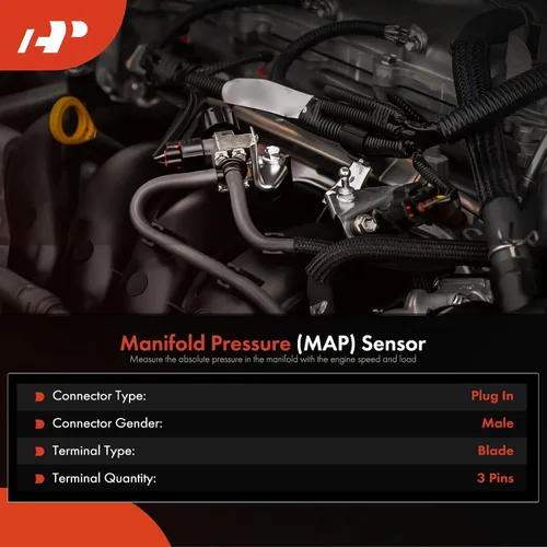 Vista 2 de Sensor MAP de presión absoluta del colector A-Premium