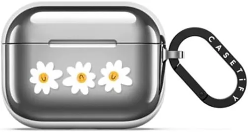 Vista 32 de CASETiFY Bounce - Funda para AirPods Pro 3, color carbón mate