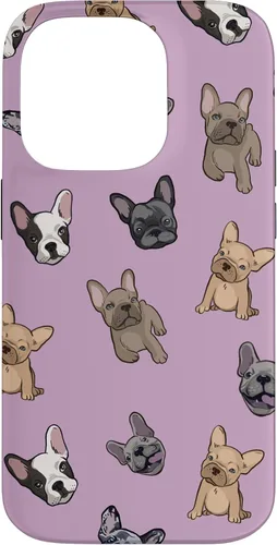 Vista 17 de Linda funda de teléfono Bulldog francés para iPhone 17