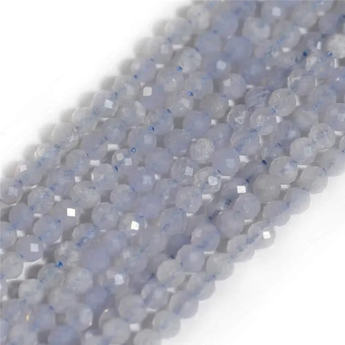Vista 92 de GEM-Inside Cuentas espaciadoras redondas facetadas de gemas de lapislázuli azul natural semipreciosas de 2mm para hacer joyas 15