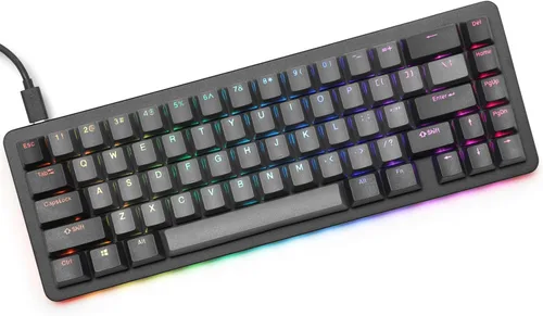 Vista 9 de DROP Teclado mecánico ALT: teclado para juegos 65 % (67 teclas), interruptores de intercambio en caliente, macros programables, retroiluminación LED