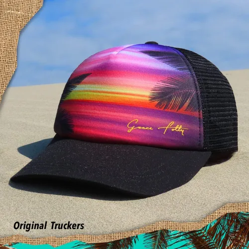 Vista 2 de Grace Folly Gorra de béisbol de malla Snapback para hombre o mujer