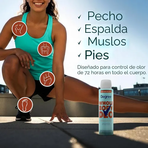 Vista 6 de Degree Desodorante para mujer Spray Fresh Coconut Scent Aluminium Free 72H Odor Protection 2.9 FO