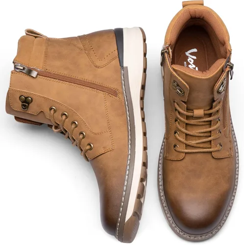 Vista 5 de Vostey - Botas para hombre tipo chukka, cómodas y casuales