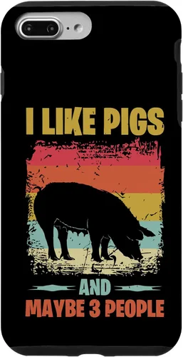 Vista 9 de iPhone 15 Like Pigs And Maybe 3 People Funny Pig Lovers Case