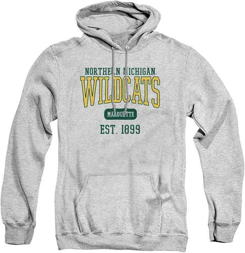 Vista 61 de LOGOVISION Colección de sudaderas con capucha unisex con diseño oficial de Collegiate Est. Date para hombres y mujeres