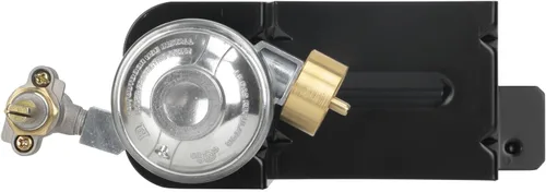 Vista 3 de Outspark 80477 Regulador de válvula de parrilla de gas para parrilla de gas Weber Q100 Q120, piezas de repuesto de regulador de parrilla para Weber