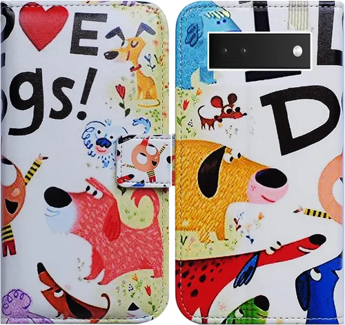 Vista 10 de Bcov Funda para Pixel 6a, diseño de pájaro negro de cuero verde con tapa para teléfono con ranura para tarjetas, soporte para Google Pixel 6a