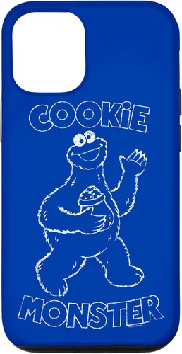 Vista 26 de Funda simple para iPhone 16 Sesame Street Cookie Monster