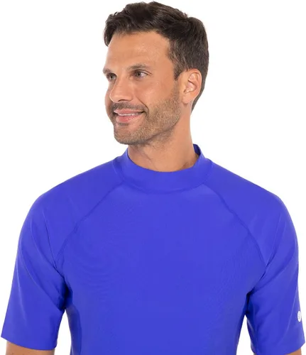 Vista 5 de Coolibar UPF 50+ Tulum - Camiseta de manga corta para hombre, protección solar