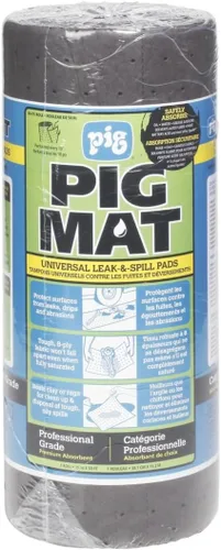 Vista 2 de Rollo de alfombrilla universal absorbente de peso ligero de New Pig 25201, 15 pulgadas x 50 pies
