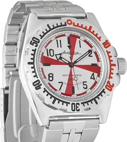 Vista 2 de VOSTOK Amphibian 710650 - Reloj de pulsera automático para hombre