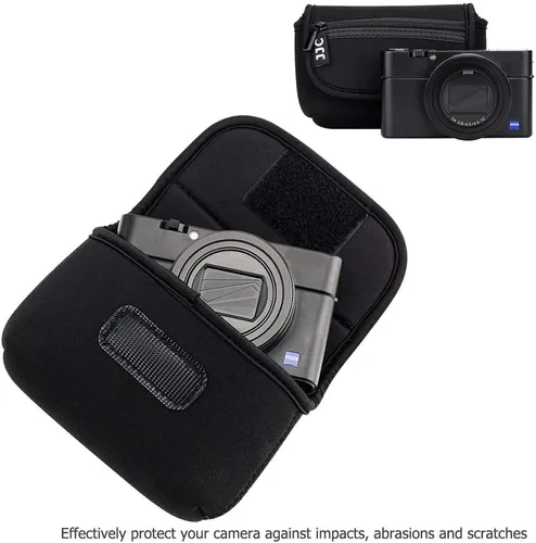 Vista 4 de JJC Funda de Bolso Compacta para Canon G7X G9X SX620 Sony ZV-1 II ZV1 ZV-1F ZV1F RX100 VII VI VA IV Olympus TG-7 TG-6 TG-5 TG-4 Fuji XP140 XP130