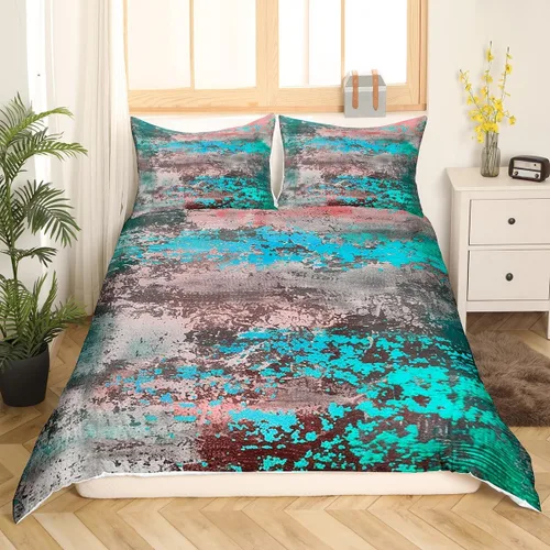 Vista 13 de Juego de funda de edredón con estampado de rana para niños, juego de ropa de cama Kawaii para decoración de habitación, diseño de hongos y rana