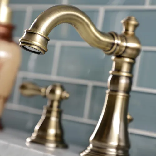 Vista 3 de Kingston Brass FSC19733ACL - Llave de baño amplia American Classic, latón antiguo