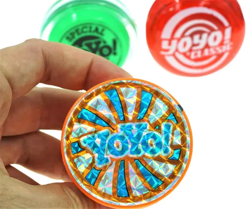 Vista 4 de JA-RU Yoyo - Paquete profesional de yoyos (1 paquete de 3) juguetes antiestrés divertidos de calidad para niños y adultos, relleno de relleno