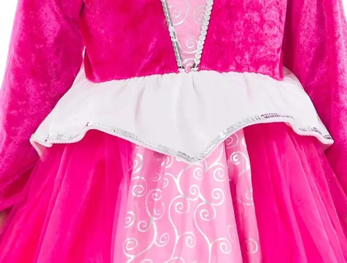 Vista 2 de Little Adventures Disfraz de princesa rosa caliente de la Bella Durmiente