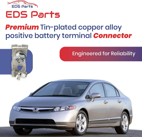 Vista 5 de EDS 926-607 926607 Terminal de batería positivo Reemplazo compatible para 32418-RNA-A01 32418RNAA01 y 24340-1CX1A w NUT para Honda/Acura Civic MDX