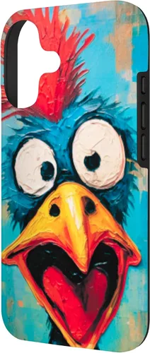 Vista 2 de Funda para iPhone 17 con diseño de gallo de dibujos animados de gallo de dibujos animados de gallo