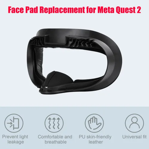 Vista 3 de TechKen VR Face Pad for Oculus Quest 2 and Charging Station for Quest 2