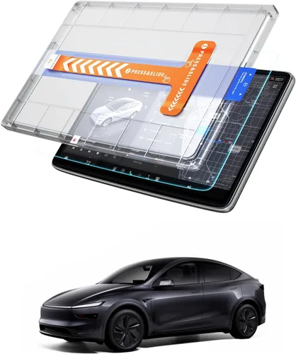 Vista 14 de Protector de pantalla de 15.4 pulgadas para Tesla Model Y Juniper 2025 2026, antirreflejos y 2024-2026 Model 3 Highland Matte Protector de pantalla