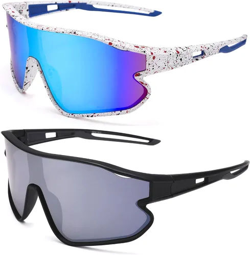 Vista 23 de Gafas de sol de béisbol para niños, gafas de sol de béisbol juveniles para niños y niñas, pantallas deportivas de sóftbol de 6 a 14 años