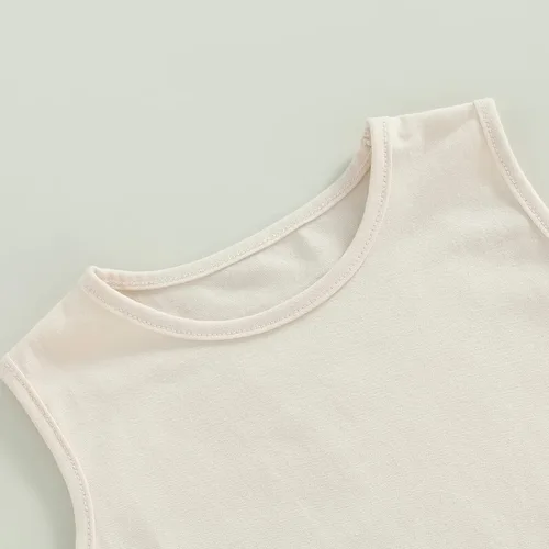 Vista 43 de Mameluco unisex de manga corta para bebé recién nacido, con botones, de una pieza, ropa de color sólido