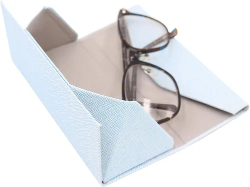 Vista 158 de Real Sic Funda para lentes de sol para hombres y mujeres, soporte magnético plegable para lentes de sol, inspirado en el color sólido