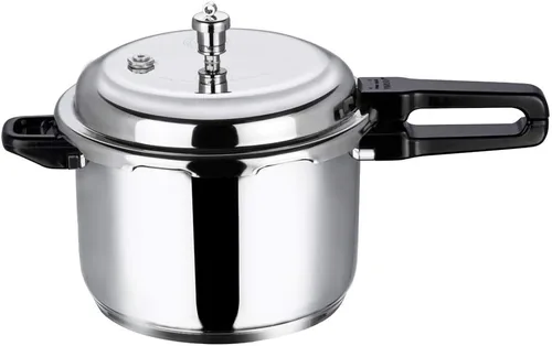 Vista 14 de Vinod V-2L Olla a presión de acero inoxidable con fondo sándwich, 2 litros, plateado, mediano