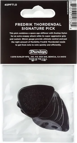 Vista 5 de Jim Dunlop Fredrik Thordendal - Púas de nailon personalizadas, 0.038 in, paquete de 6