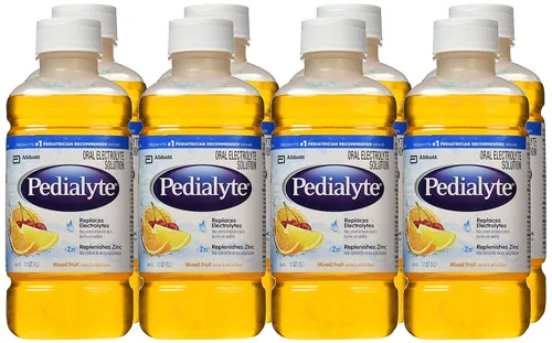 Vista 2 de Pedialyte Solución oral de mantenimiento de electrolitos, sabor a fruta, 1 qt (1.8 fl oz) 1 lt