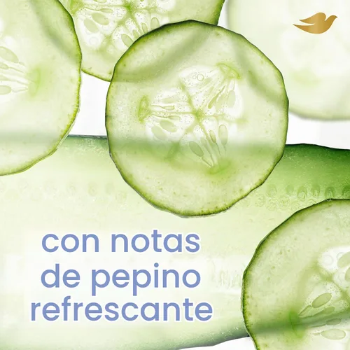 Vista 3 de Dove Desodorante para mujeres, antitranspirante de fuerza recetada, Cool Essentials + desodorante sin aluminio de pepino y té verde, tamaño de viaje