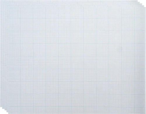 Vista 7 de Pacific Arc Hojas de vellum de dibujo, 10 hojas de papel de 8.5 x 11 pulgadas, cuadrícula de vellum de 4 x 4