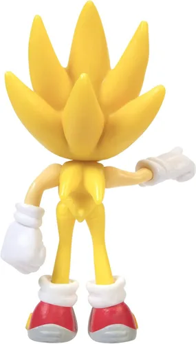 Vista 6 de Sonic The Hedgehog Figura de acción de juguete coleccionable Super Sonic de 2.5 pulgadas