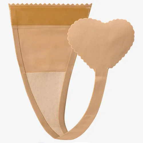 Vista 5 de Zurci Ropa interior invisible con forma de corazón para mujer ropa interior necesaria y cubierta para pezón