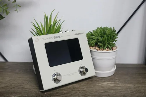 Vista 2 de HOTONE Ampero Mini MP50VN - Procesador de efectos múltiples para guitarra con pantalla táctil, modelado de gabinetes IR