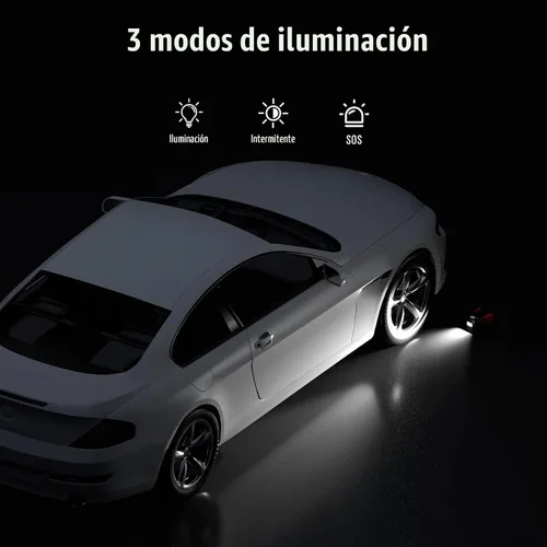 Vista 6 de AVID POWER Inflador de neumáticos, compresor de aire portátil AC/DC, inflador automático de neumáticos con medidor, compresor de aire pequeño de 12