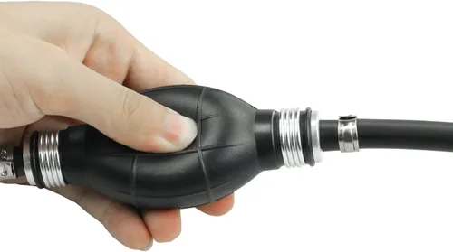 Vista 8 de Línea de combustible fuera de borda con bombilla de imprimación, 5/16 pulgadas (0.315 in) Conjunto de manguera de línea de combustible para lanchas