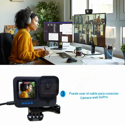 Vista 7 de Suptig Cable USB A a USB C, paquete de 2 cables de carga compatibles con teléfono, Gopro Hero 13/hero12/11/10/9/8/7/6/5/hero Session gopro max cable
