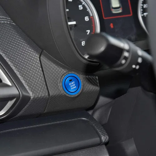 Vista 7 de TOMALL Cubierta de Botón Pulsador de Arranque y Parada del Motor de Aluminio Compatible con Subaru Forester Legacy Impreza Outback Ascent BRZ XV