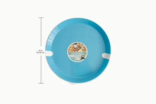Vista 2 de Pizza Keeper redondo de 14 pulgadas (azul)