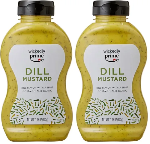 Vista 5 de Marca Amazon - Wickedly Prime Mostaza, alioli cremoso de ajo, 11.75 onzas (paquete de 1)