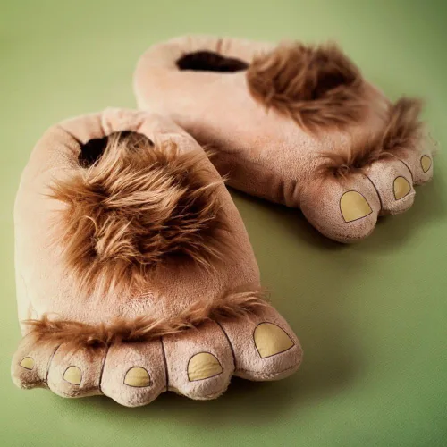 Vista 3 de Ibeauti 2 pares de pantuflas divertidas para adultos, para hombres, mujeres, parejas, para disfraz